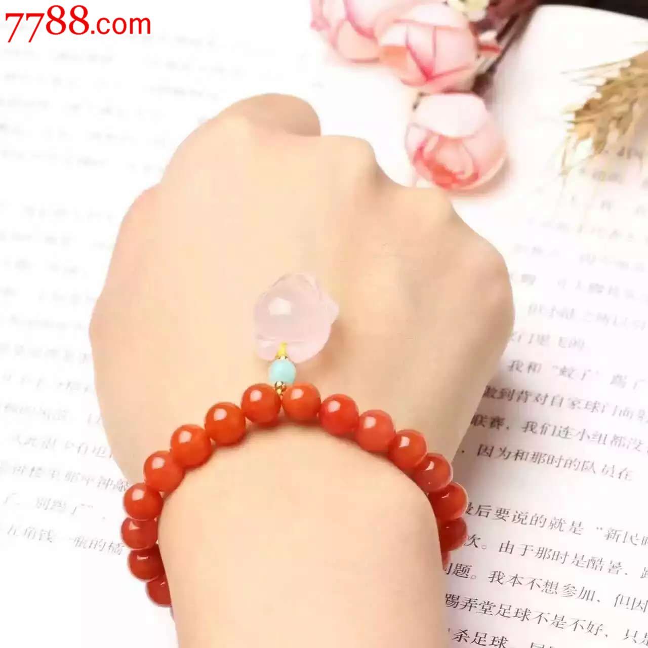 云饰涧新款天然南红手