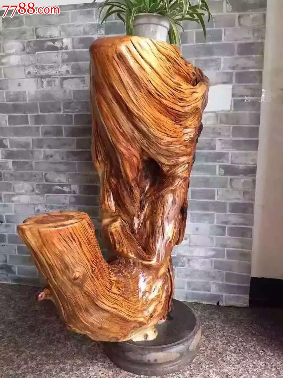 油性虎皮纹天然根包石