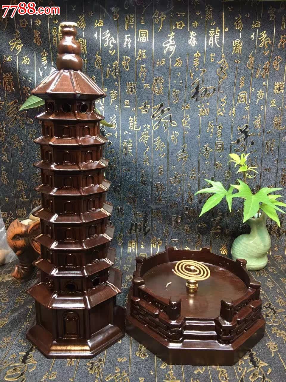 独家款八角玲珑塔一手