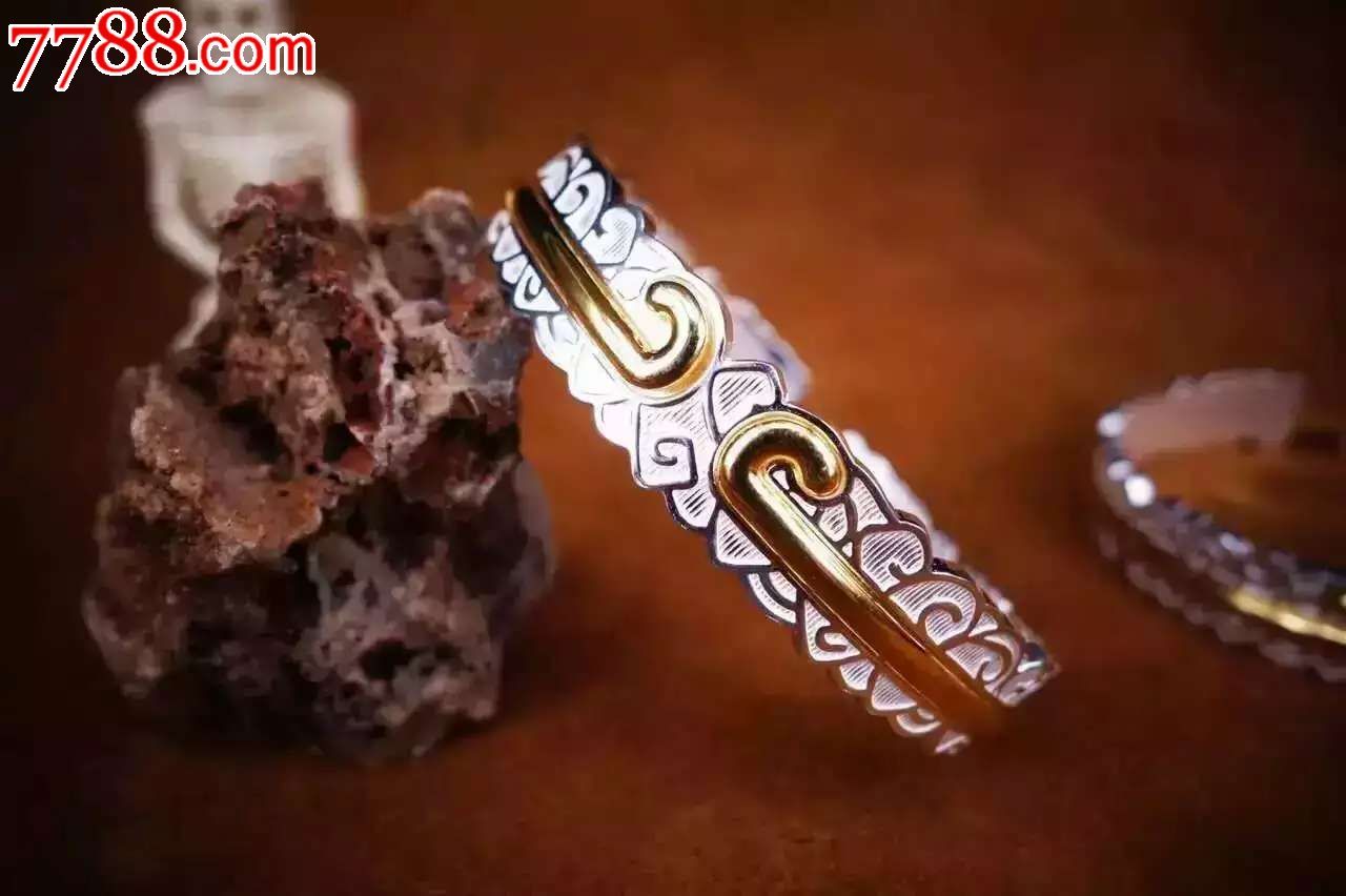 足银双色金箍咒合并手