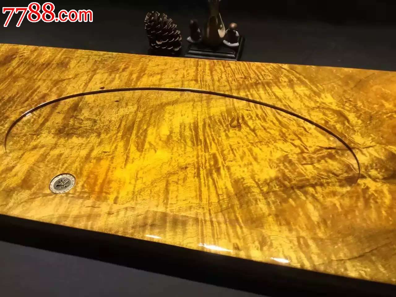 金丝楠木满满水波金丝