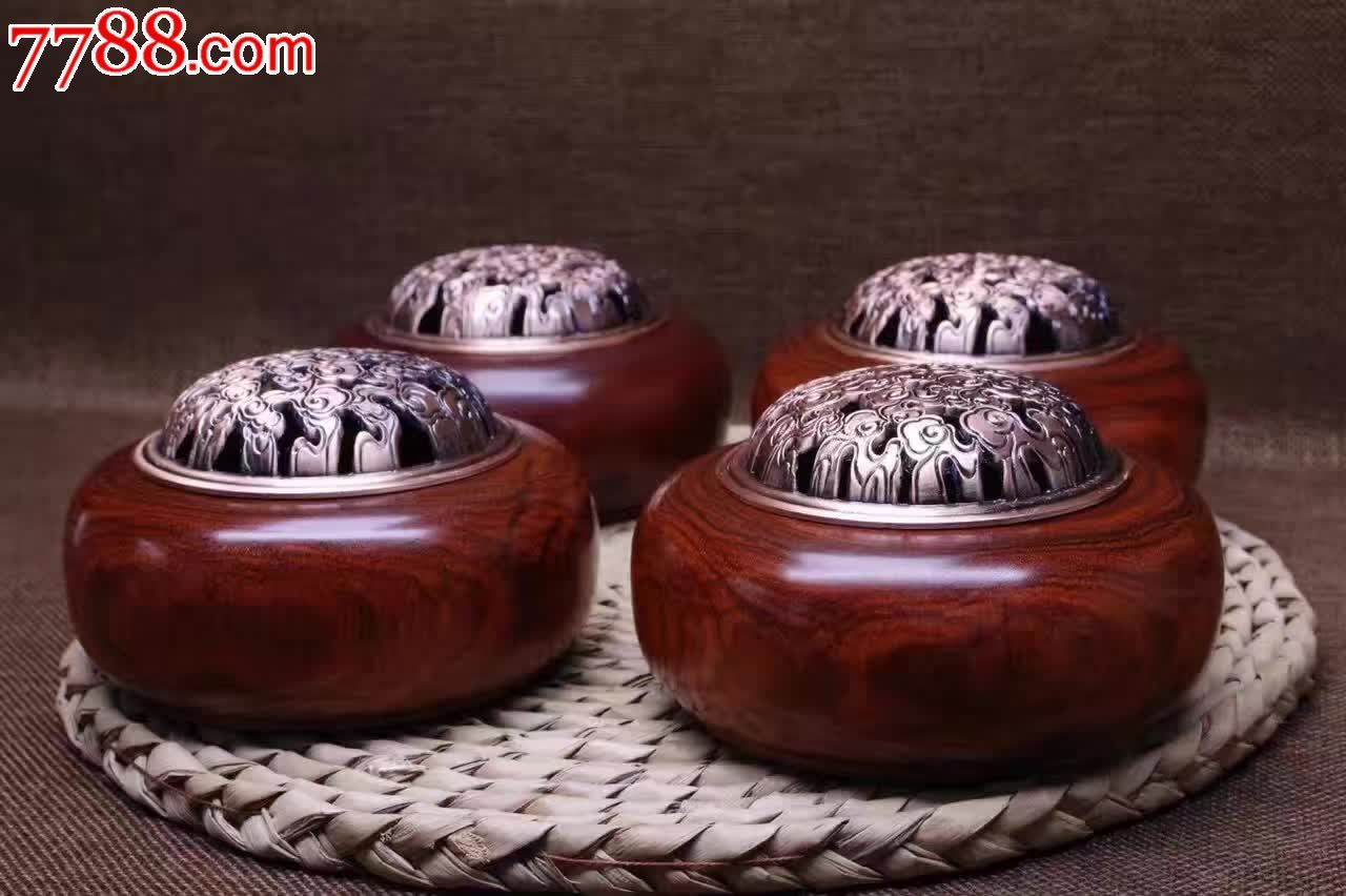 号小叶紫檀盘香炉油密-价格:0.0000元-se40168072-香炉/香器-零售-778