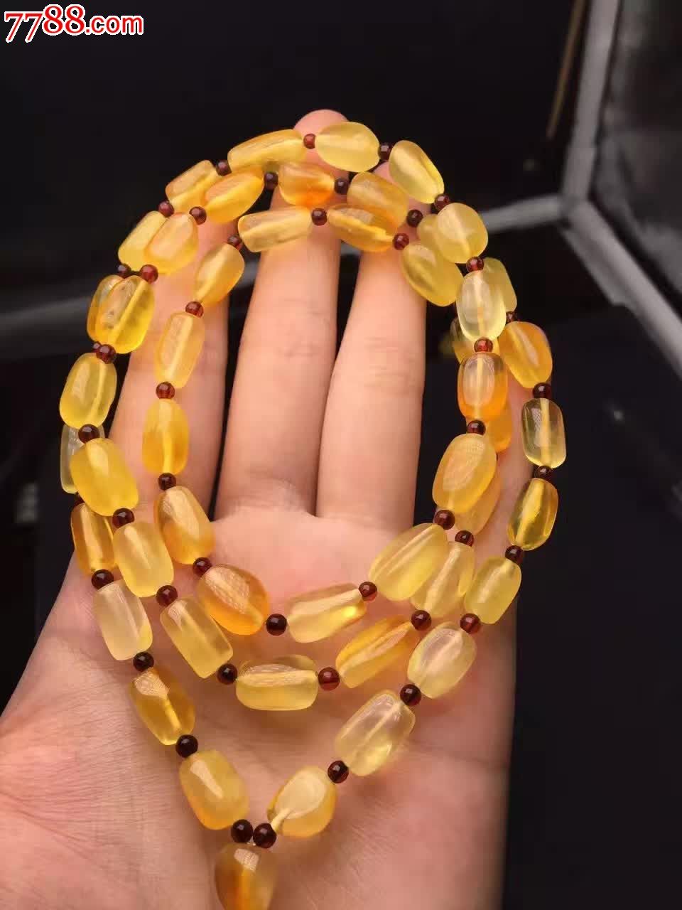 原矿蜜蜡随行四圈手链