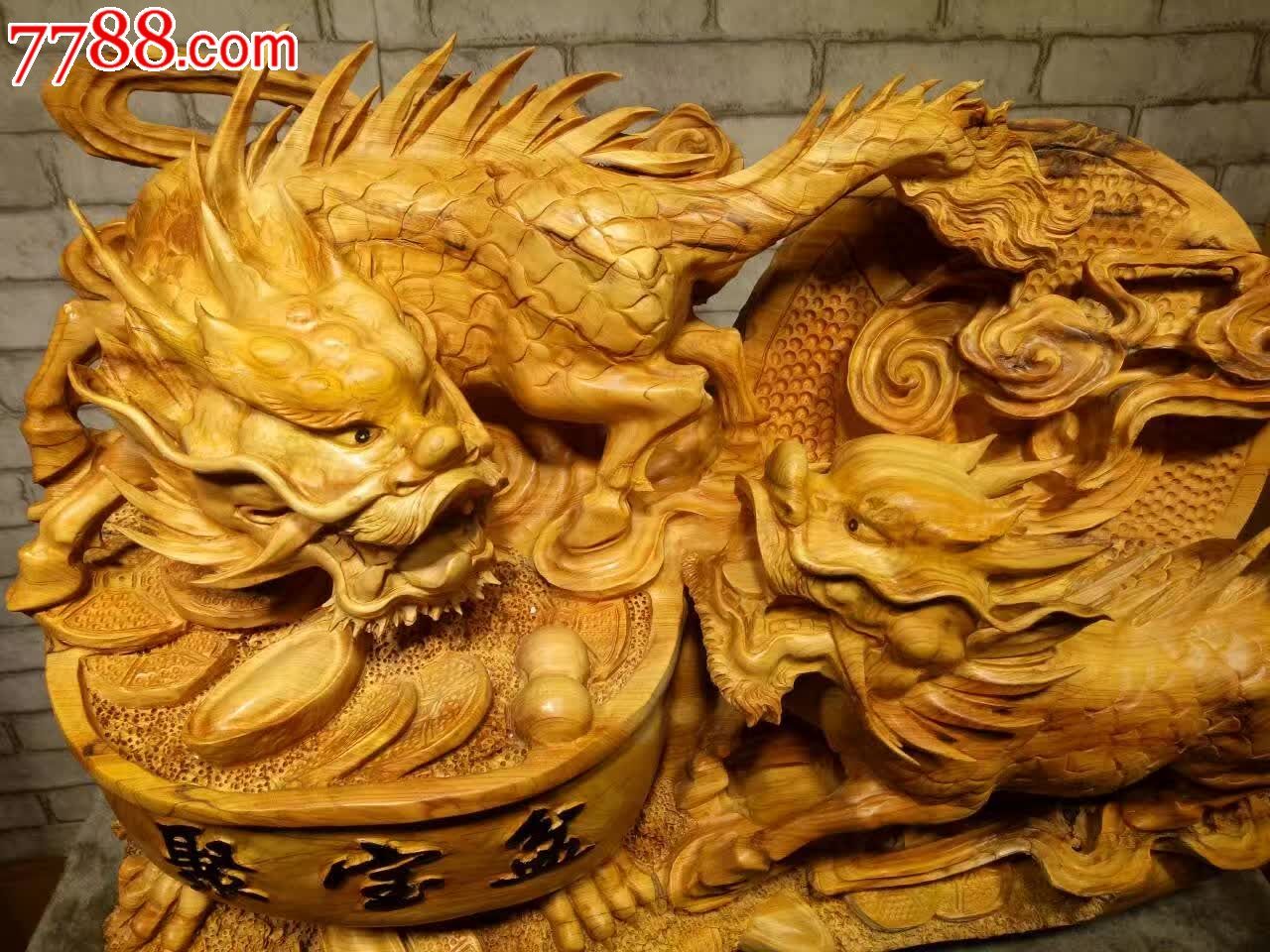 崖柏双麒麟麒麟是吉祥