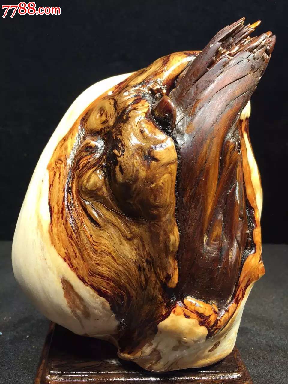 崖柏双色坨坨料圆满成