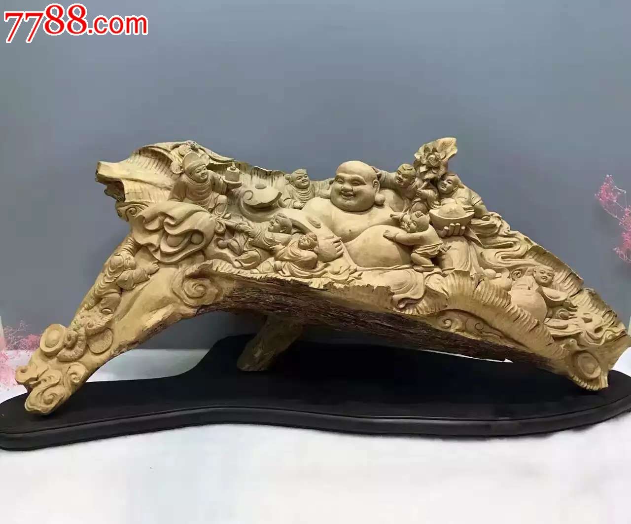 九子戏弥勒天然独一无