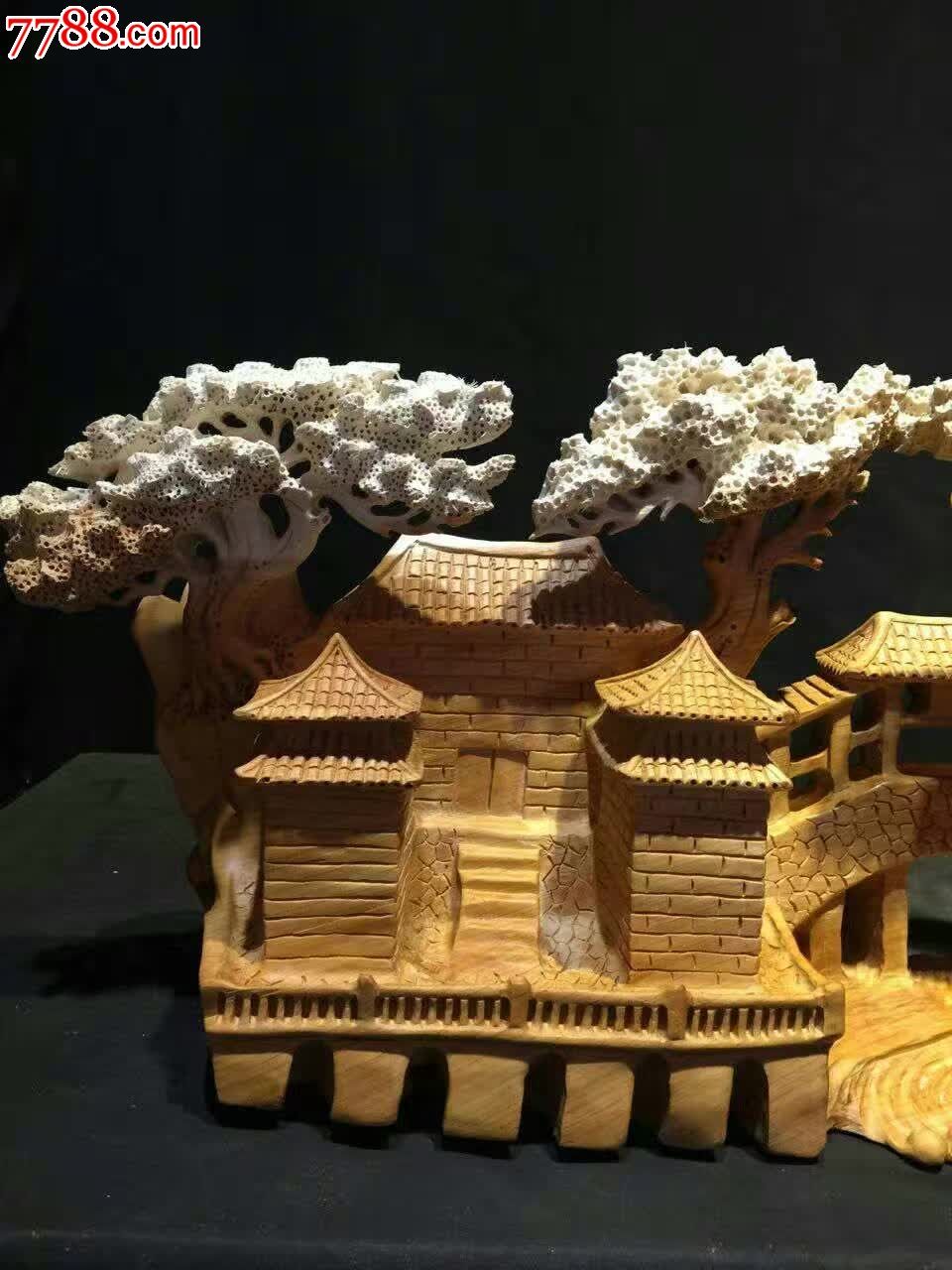 崖柏小桥流水人家做工