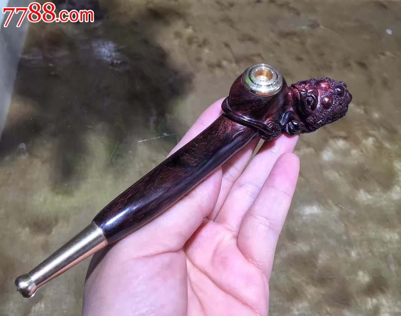 金蟾烟斗海南紫油梨纯