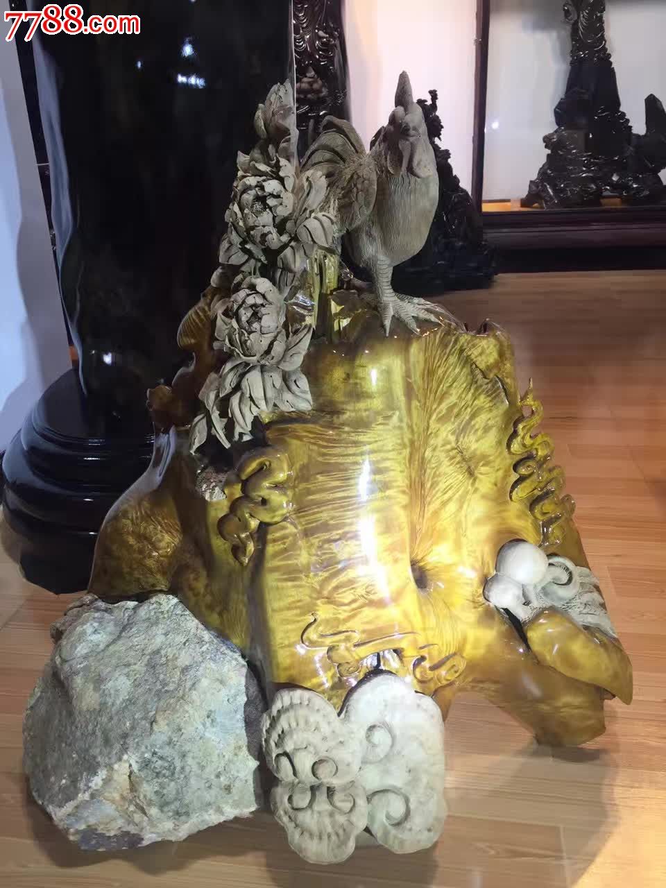 小叶桢楠天然根包石瘤