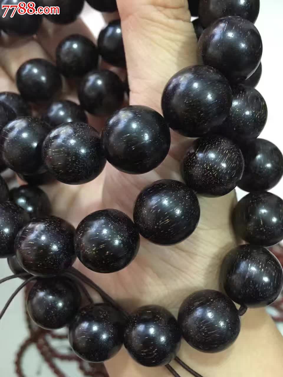 血檀黑珍珠15有货一-价格:24元-se43657585-其他木手串/佛珠-零售