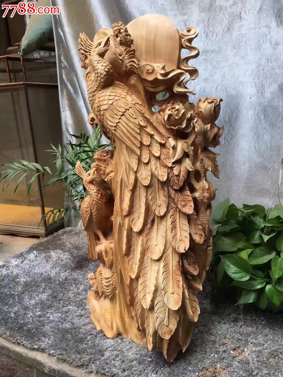 孔雀牡丹工艺精湛造型