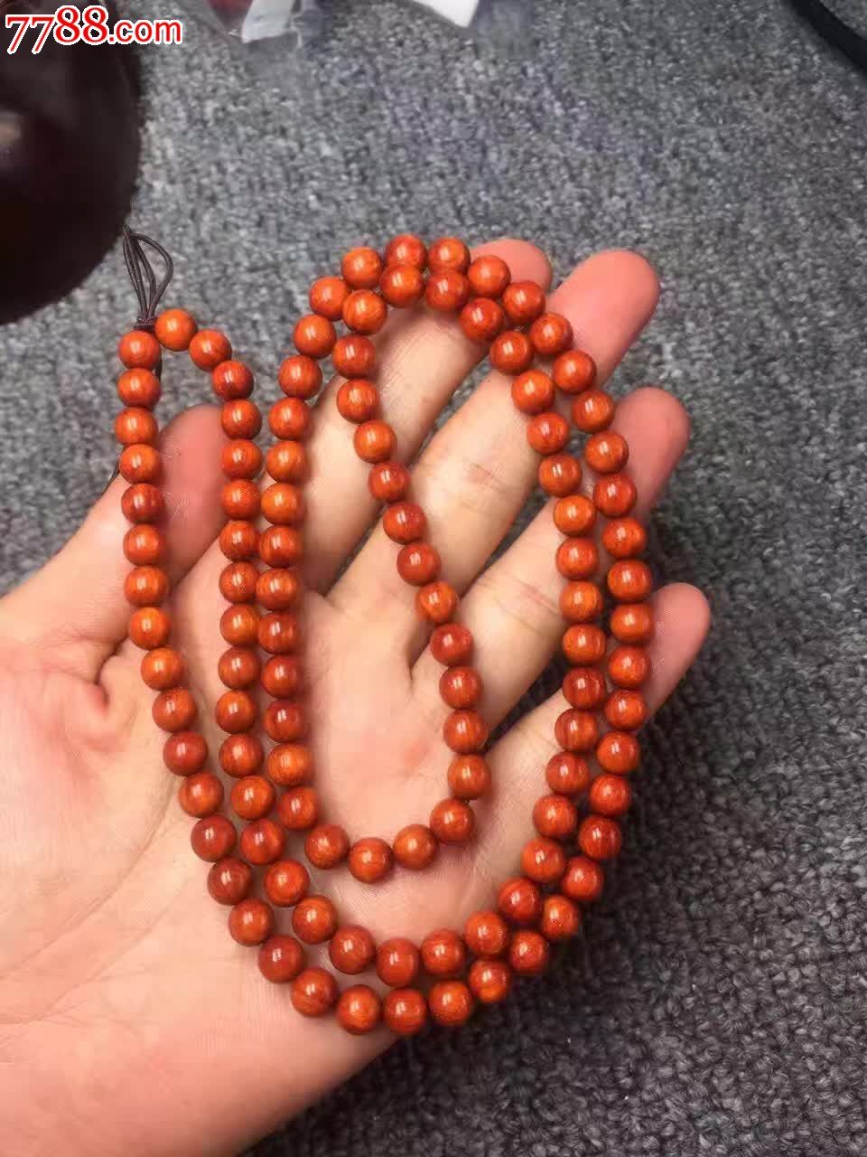 新出柿子红现货串需要_其他木手串/佛珠_禅宝阁【7788收藏__收藏热线