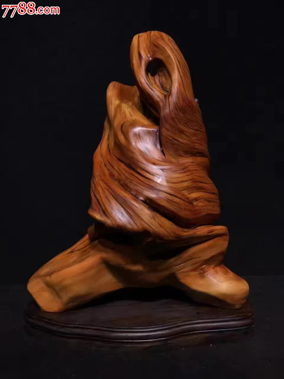 冠军笔筒城口红油崖柏-其他根雕/木雕-7788收藏__收藏热线