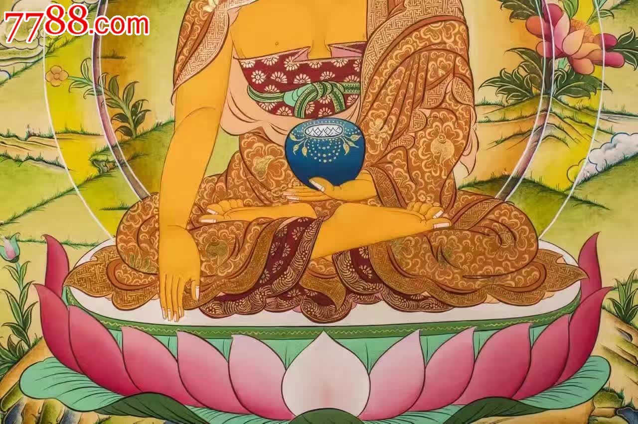 精品唐卡编号释迦摩尼-木佛像/人像-7788木艺