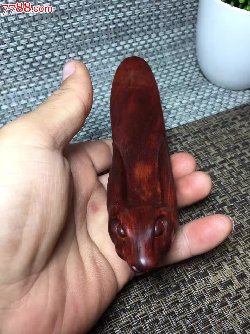 7号小叶紫檀兔子茶铲