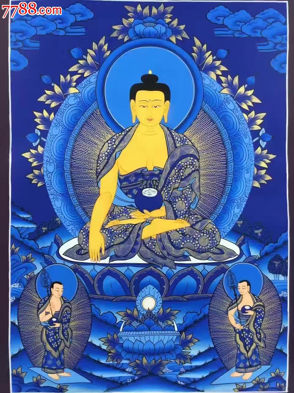 3典唐卡编号释迦摩尼