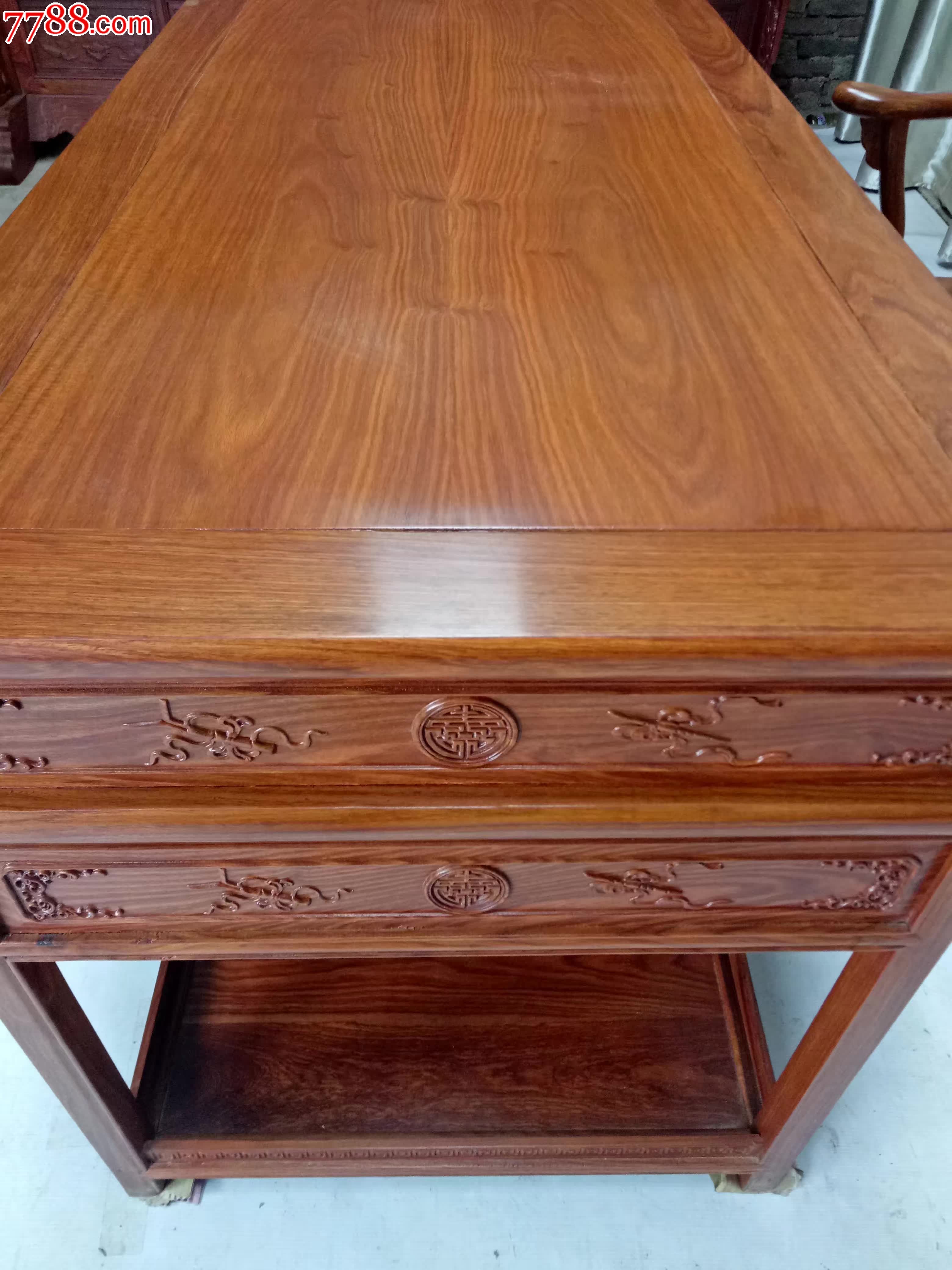 办公桌非洲黄花梨