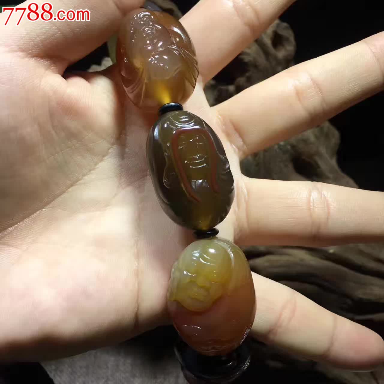 罗汉手串巴西玛瑙