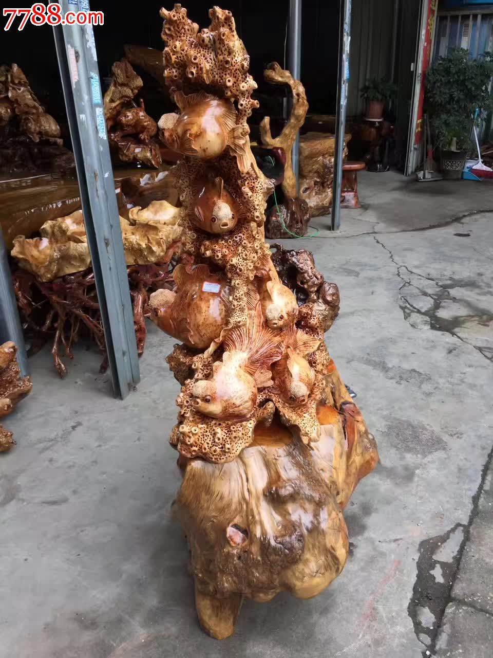 金玉满堂杉木瘤整体无