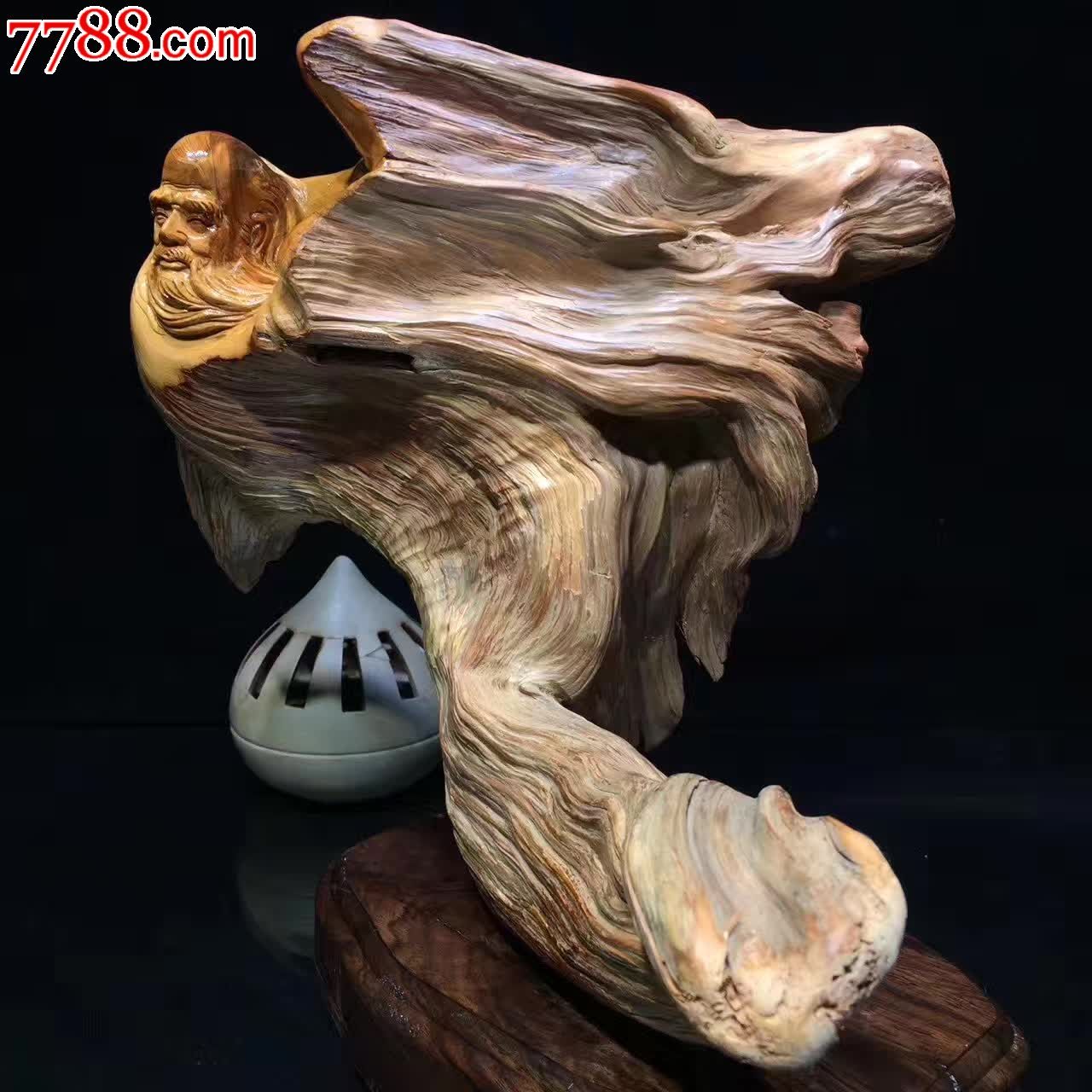 崖艺术收藏品老子问天