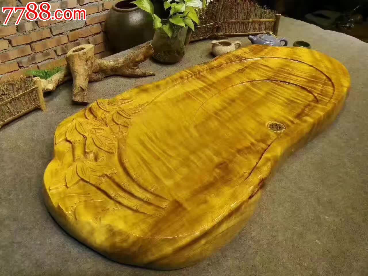 黄金樟茶盘满金丝极品